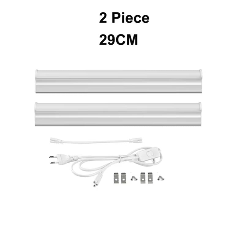 Led Lights for Kitchen Cabinet Light Bedroom Led Backlight Tv Decoration Lighting 6W 29Cm EU T5 Tubes LED Strip Bar Table Lamp