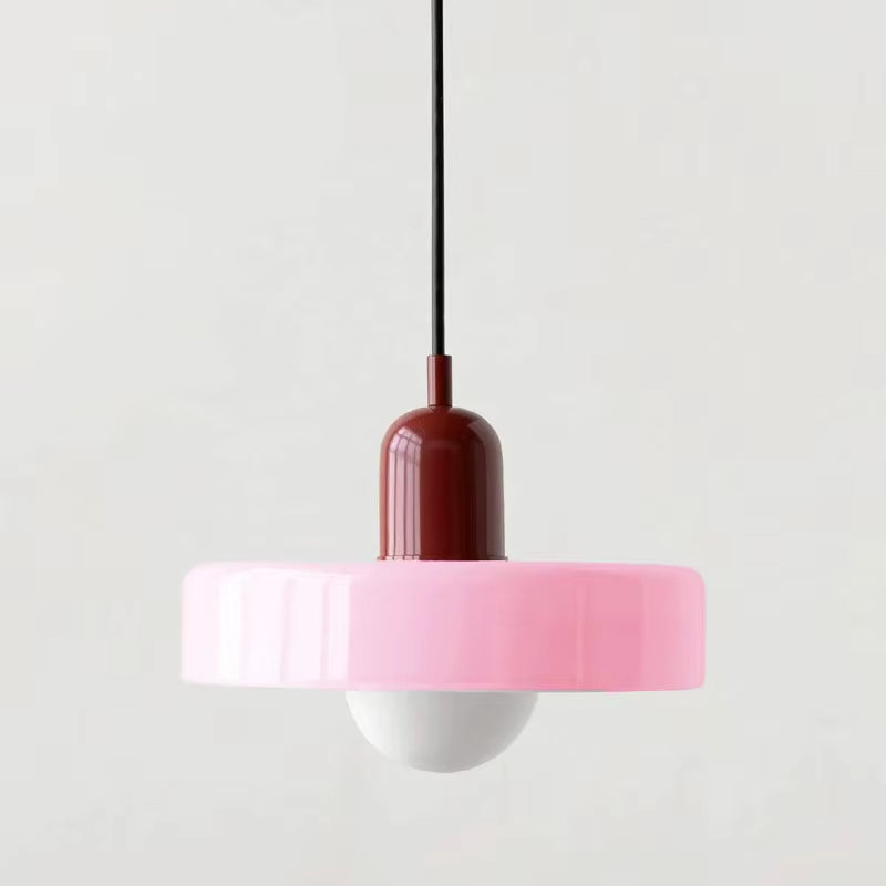 Nordic Retro Glass Pendant Lamps Indoor E27 LED Chandelier Living Room Dining Room Bedroom Kitchen Decorative Lights Fixture