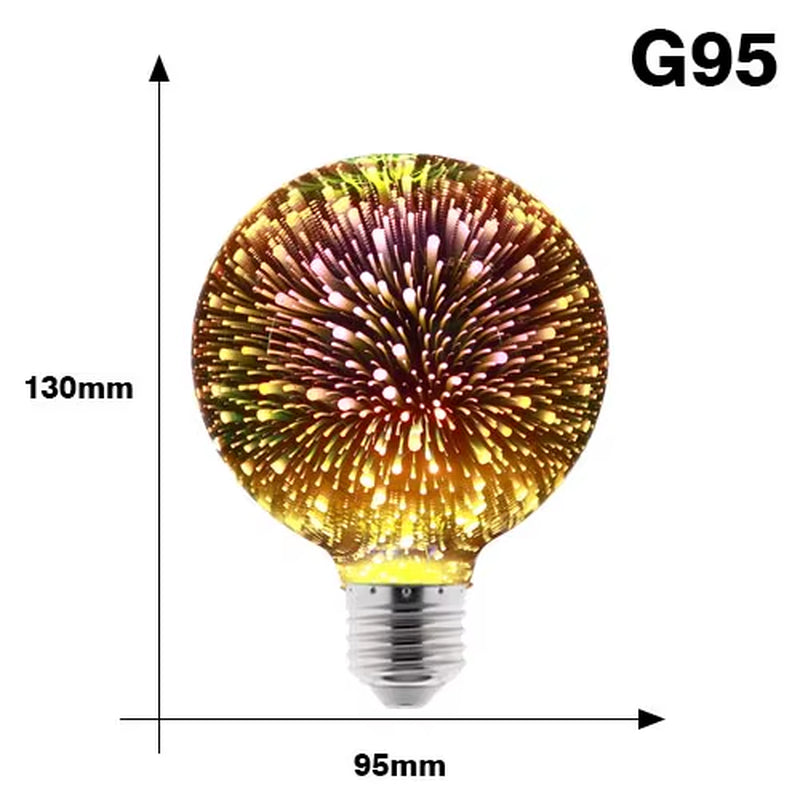 E27 Led Bulb 3D Star 220V Colourful Bombillas Led Edison Bulb Holiday Christmas Decoration Lampada LED Lamp Lamparas