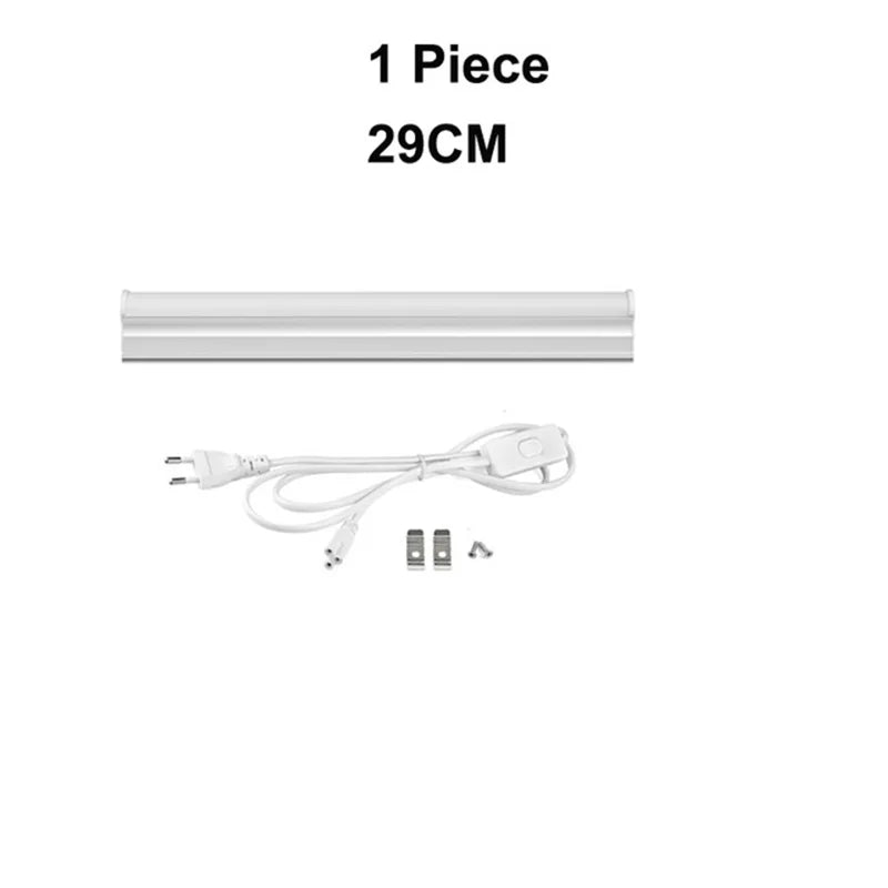 Led Lights for Kitchen Cabinet Light Bedroom Led Backlight Tv Decoration Lighting 6W 29Cm EU T5 Tubes LED Strip Bar Table Lamp