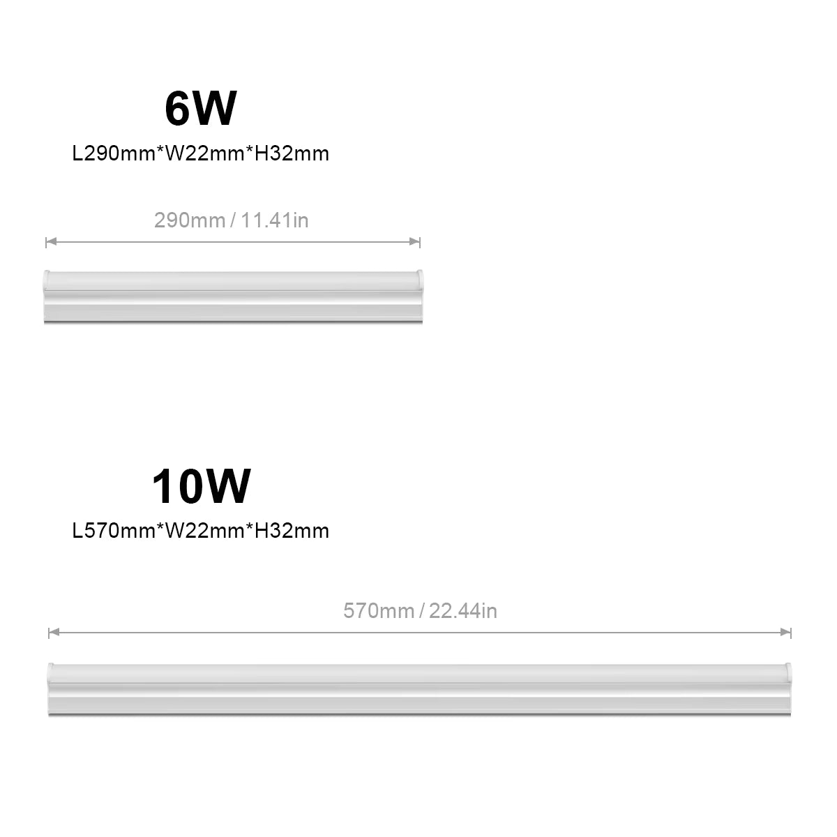 Led Lights for Kitchen Cabinet Light Bedroom Led Backlight Tv Decoration Lighting 6W 29Cm EU T5 Tubes LED Strip Bar Table Lamp