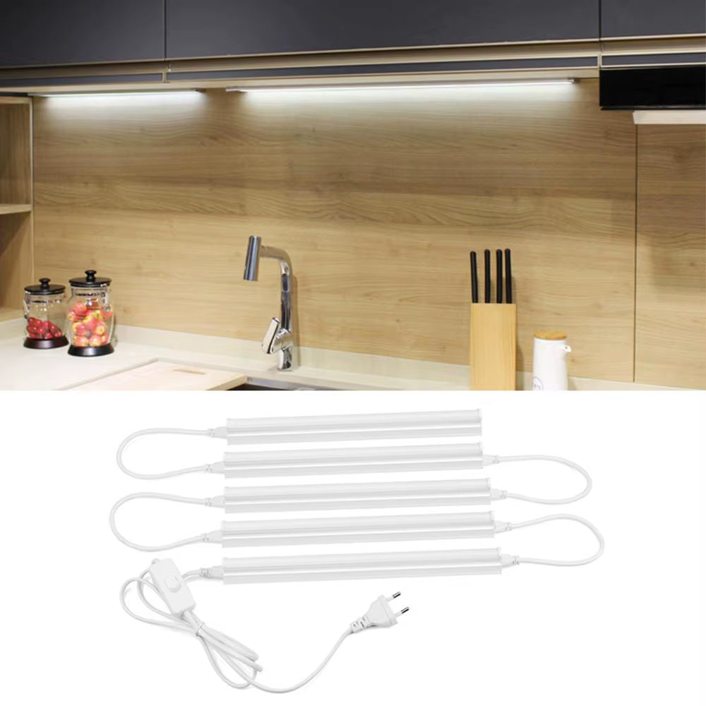 Led Lights for Kitchen Cabinet Light Bedroom Led Backlight Tv Decoration Lighting 6W 29Cm EU T5 Tubes LED Strip Bar Table Lamp