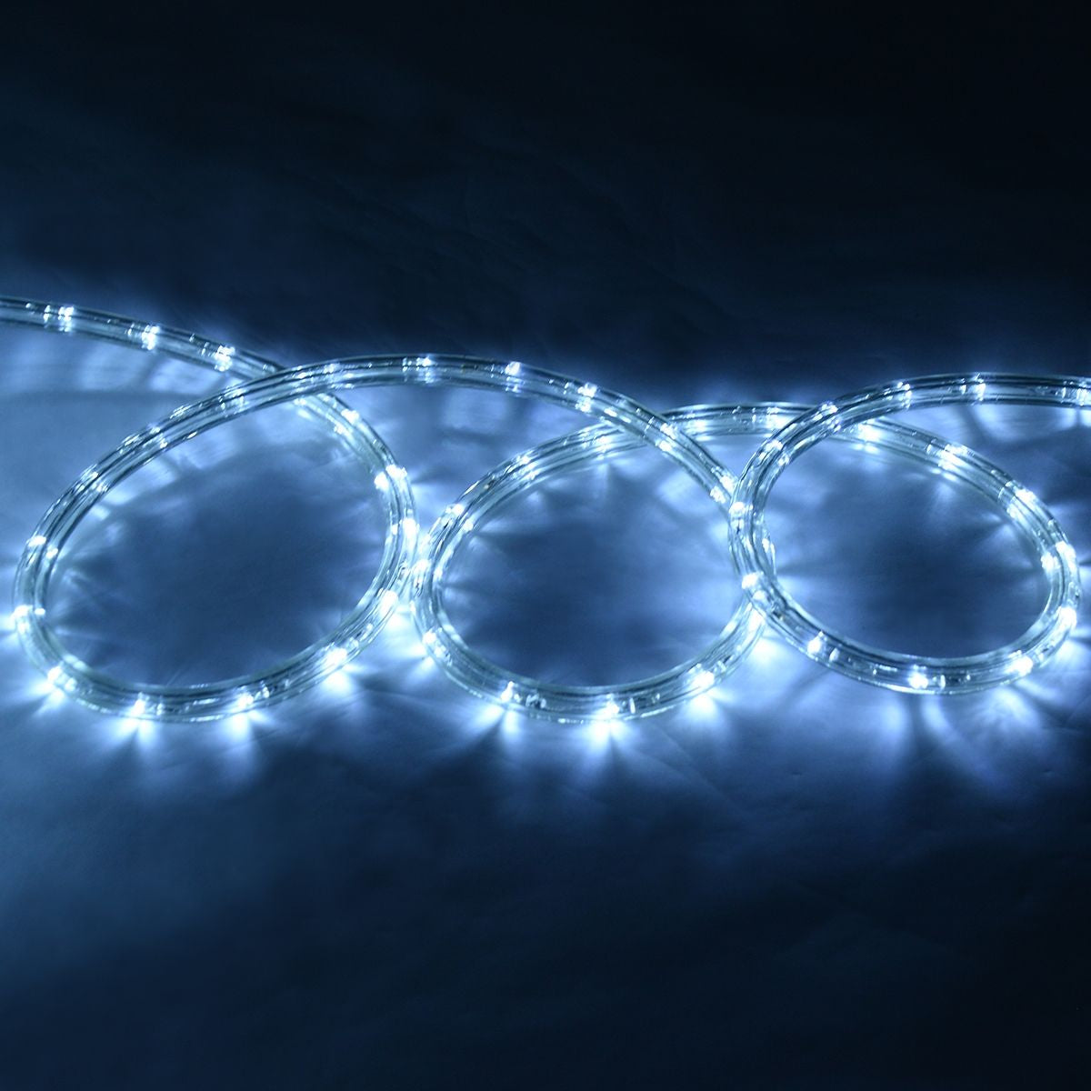 Tube Lumineux LED 20M Cordon Lumineux 230V, 720 Ampoules 15000H, Intérieur Extérieur, Beige, Blanc Froid, Multicolore